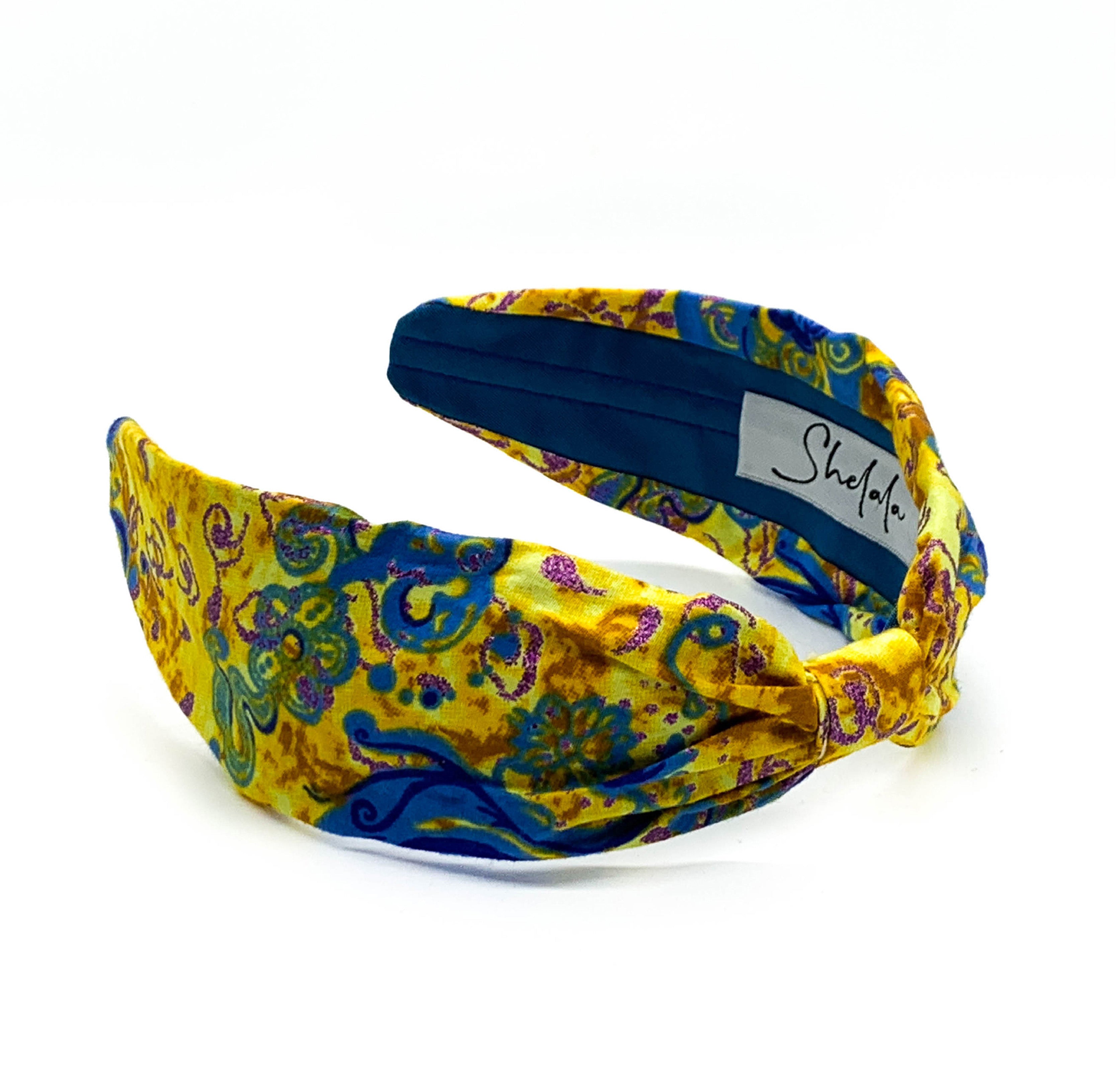 Yellow Blue Liz Headband